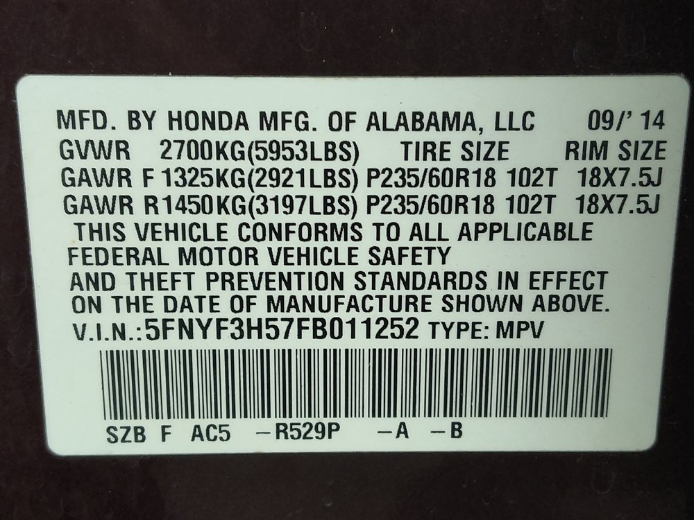 Used 2015 Honda Pilot EX-L image 33