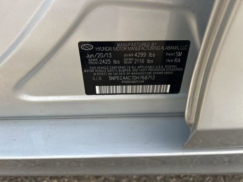 Used 2013 Hyundai Sonata SE w/ Navigation & Sunroof Pkg image 1