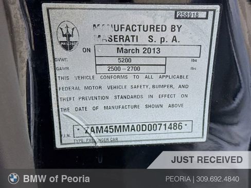 Used 2013 Maserati GranTurismo Convertible RWD image 38
