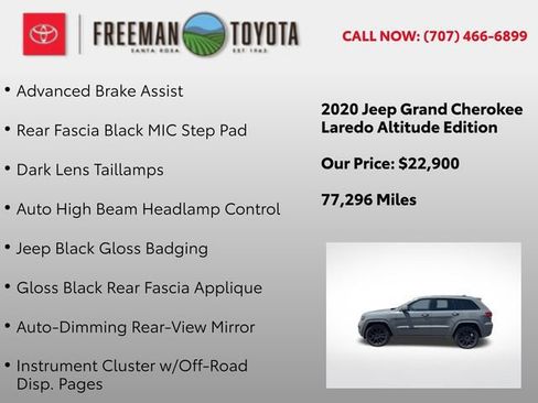 Used 2020 Jeep Grand Cherokee Altitude AWD/4WD image 13