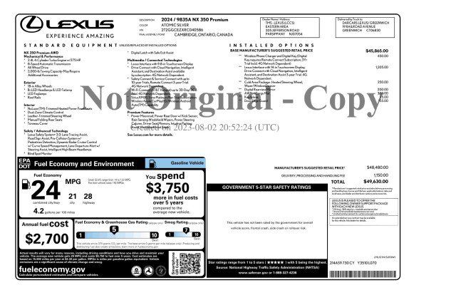 Used 2024 Lexus NX 350 AWD image 3
