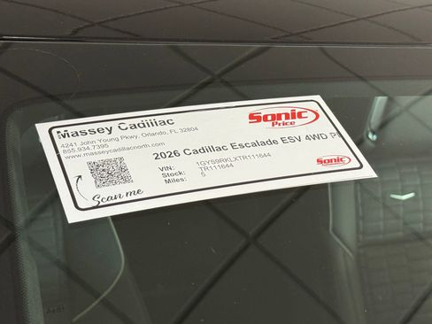 New 2026 Cadillac Escalade ESV Platinum Sport image 19