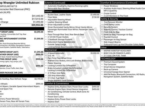 Used 2018 Jeep Wrangler Unlimited Rubicon w/ Dual Top Group image 35