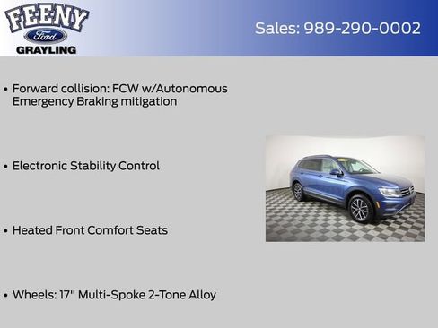 Used 2020 Volkswagen Tiguan SE w/ Panoramic Sunroof Package image 8