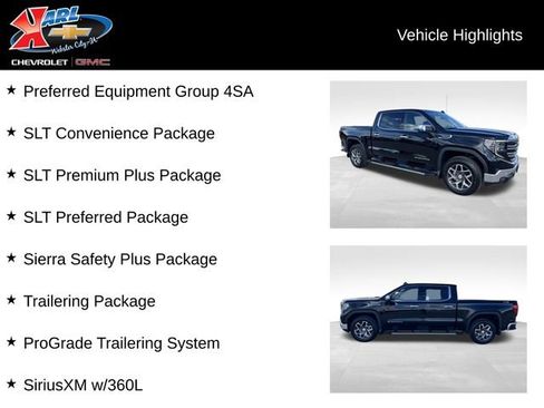 Used 2024 GMC Sierra 1500 SLT w/ SLT Premium Plus Package AWD/4WD image 3