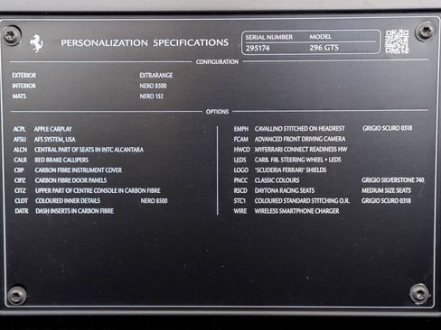 Certified 2023 Ferrari 296 GTS image 9