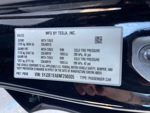 Used 2022 Tesla Model 3 Standard Range RWD image 22