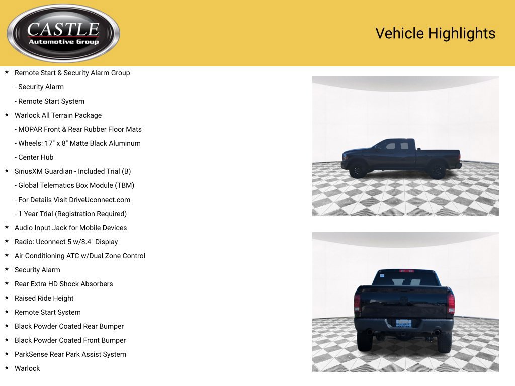 Used 2022 RAM 1500 Warlock w/ Electronics Group AWD/4WD image 12