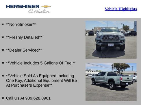 Used 2023 Toyota Tacoma TRD Off-Road w/ Black Out Package (TMS) AWD/4WD image 2