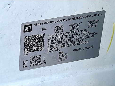 Used 2023 Chevrolet Equinox RS w/ RS Leather Package image 33