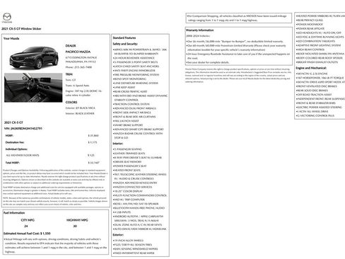 Used 2021 MAZDA CX-5 Grand Touring image 9