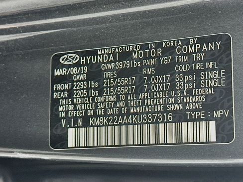 Used 2019 Hyundai Kona SEL FWD image 12