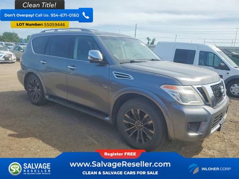 Used 2017 Nissan Armada Platinum w/ Captain Seat Package AWD/4WD image 5