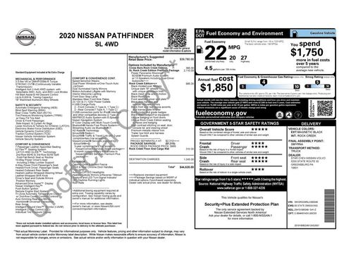 Used 2020 Nissan Pathfinder SL image 36