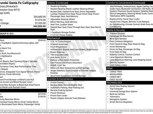 Certified 2023 Hyundai Santa Fe Calligraphy FWD image 33