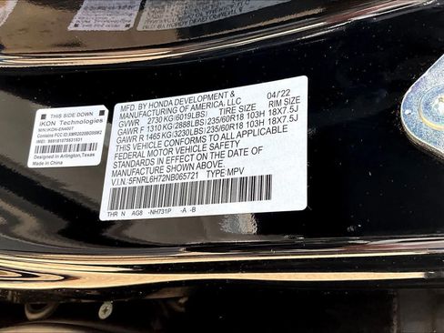 Used 2022 Honda Odyssey EX-L image 36