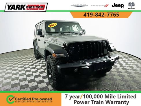 Certified 2021 Jeep Wrangler Unlimited Sport image 1