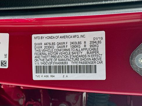 Used 2019 Honda Accord Sport image 12