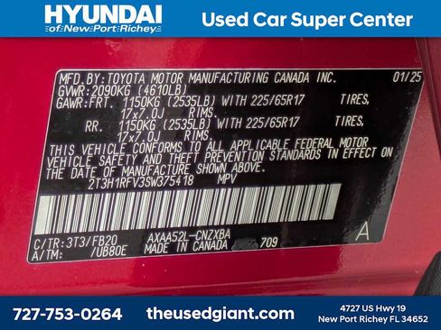 Used 2025 Toyota RAV4 LE FWD image 35