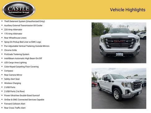 Used 2021 GMC Sierra 1500 SLT w/ SLT Premium Plus Package AWD/4WD image 17