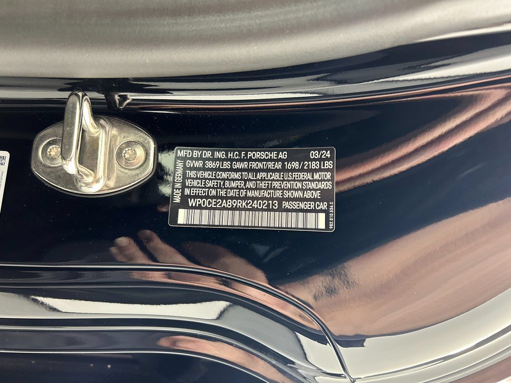 Certified 2024 Porsche 718 Boxster Spyder RS RWD image 31
