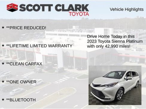 Used 2023 Toyota Sienna Platinum image 12
