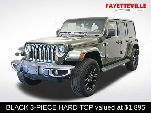 Used 2023 Jeep Wrangler Unlimited Sahara w/ Cold Weather Group AWD/4WD image 1
