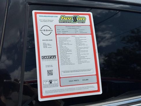 Certified 2023 Nissan Maxima Platinum w/ Sport Mat Group FWD image 26