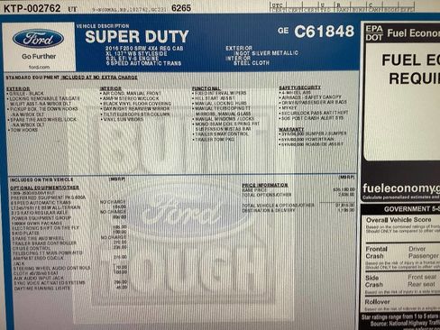 Used 2016 Ford F250 XL w/ Power Equipment Group image 43