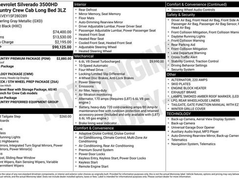 Used 2025 Chevrolet Silverado 3500 High Country w/ High Country Premium Package image 2