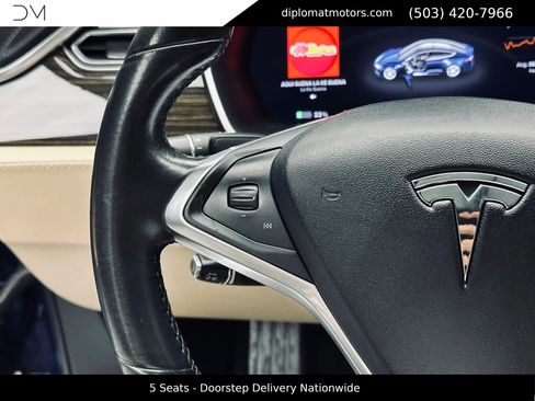 Used 2015 Tesla Model S 85D AWD/4WD image 21
