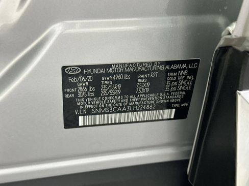 Used 2020 Hyundai Santa Fe SEL image 39