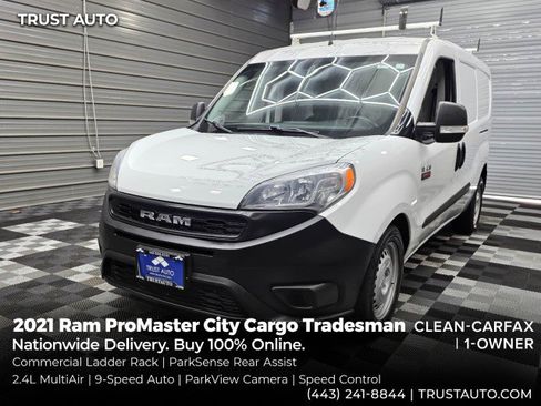 Used 2021 RAM ProMaster City Tradesman FWD image 1