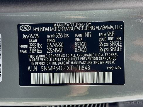 New 2026 Hyundai Santa Fe Limited image 24