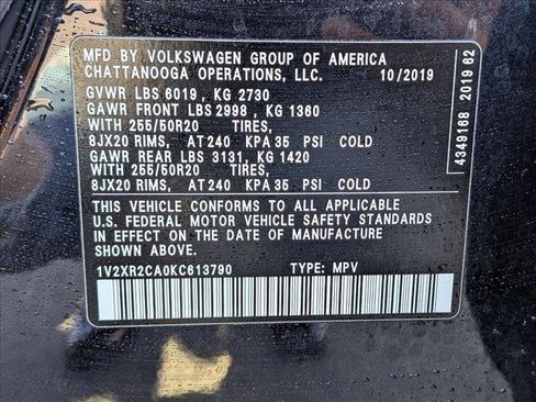 Used 2019 Volkswagen Atlas SE w/ Panoramic Sunroof Package AWD/4WD image 26