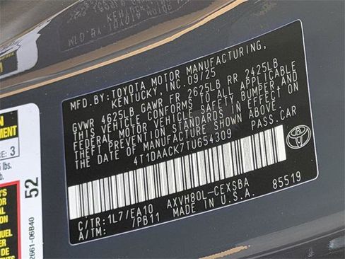 Certified 2026 Toyota Camry SE image 9