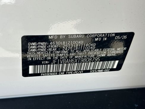 New 2026 Subaru WRX Premium w/ Accessory Package #2 AWD/4WD image 32