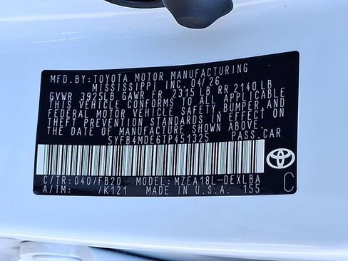 New 2026 Toyota Corolla LE FWD image 21