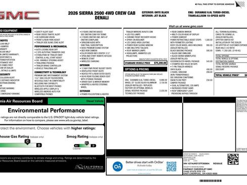 New 2026 GMC Sierra 2500 Denali w/ Denali Reserve Package AWD/4WD image 4