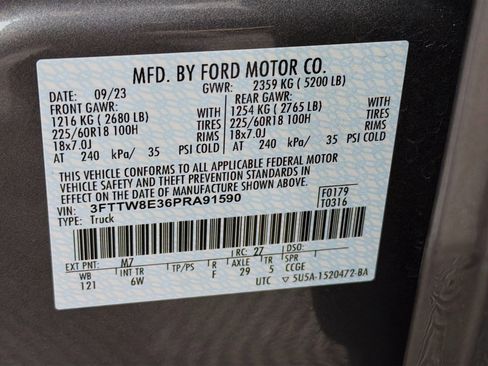 Used 2023 Ford Maverick Lariat w/ Lariat Luxury Package image 34