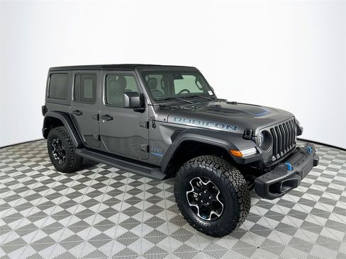 Used 2021 Jeep Wrangler Unlimited Rubicon 4xe w/ Steel Bumper Group image 1