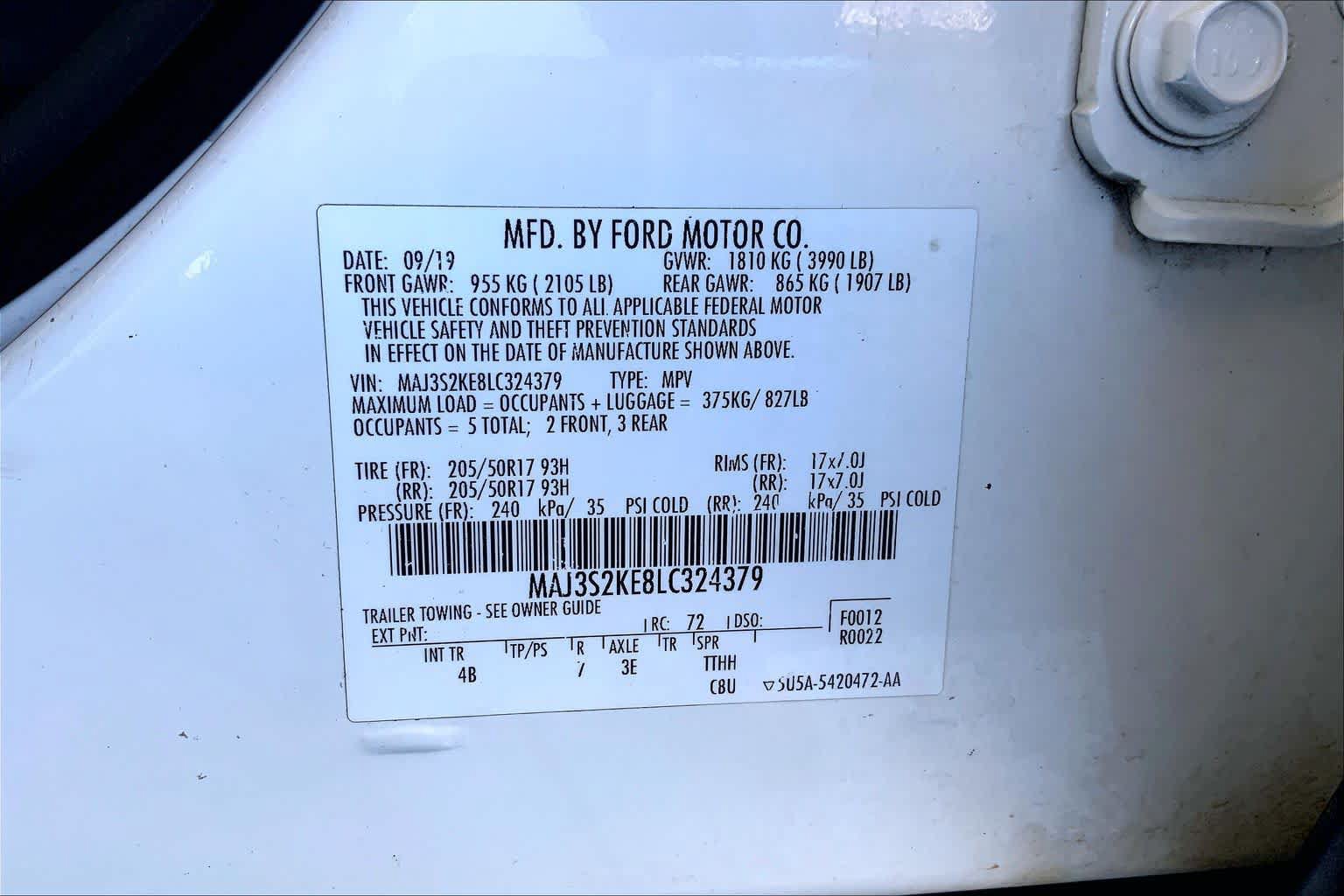 Used 2020 Ford EcoSport Titanium FWD image 20