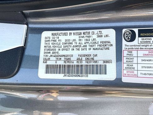 Certified 2019 Nissan 370Z Touring Sport image 30