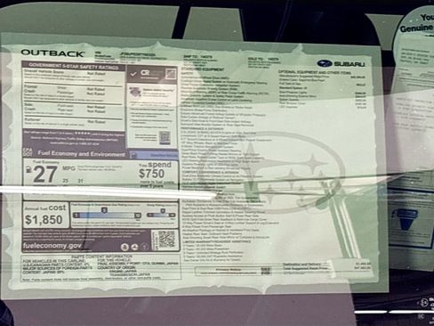 New 2026 Subaru Outback Touring image 25
