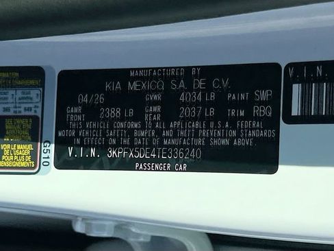 New 2026 Kia K4 EX FWD image 31