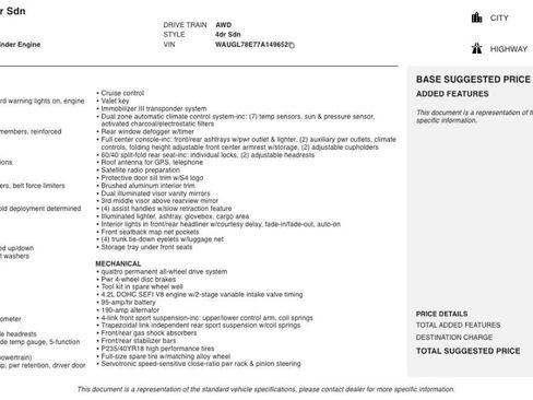 Used 2007 Audi S4 Sedan image 5