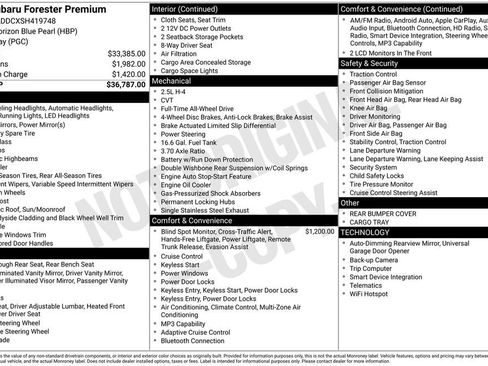 Certified 2025 Subaru Forester Premium image 25