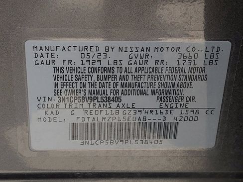 Used 2023 Nissan Kicks S FWD image 33