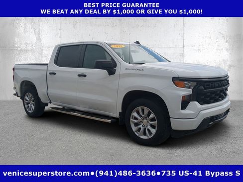 Used 2022 Chevrolet Silverado 1500 Custom RWD image 1