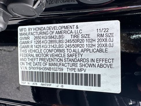 Used 2022 Honda Pilot Sport image 33